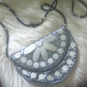 Handmade mother of pearl Bohemian bag
